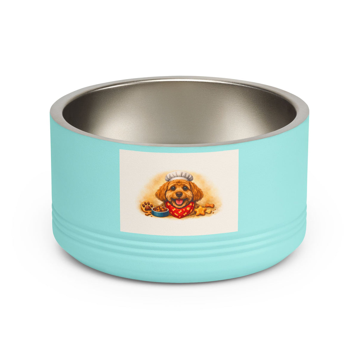 Custom Pet Portrait Bowl — Polar Camel 18oz